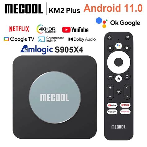 MECOOL Dispositivo De TV Inteligente KM2 Plus Decodificador Con Android