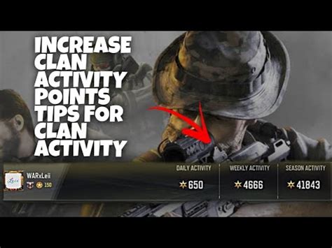 How To Increase Clan Activity Points Faster Youtube