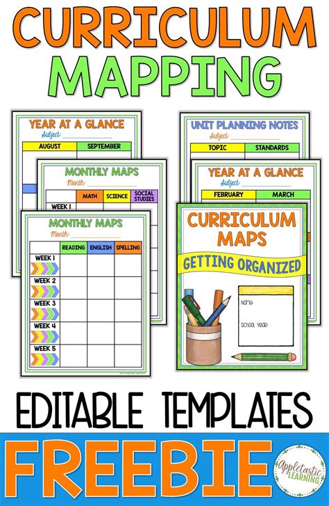 Curriculum Mapping Grab A Free Editable Template Now Curriculum