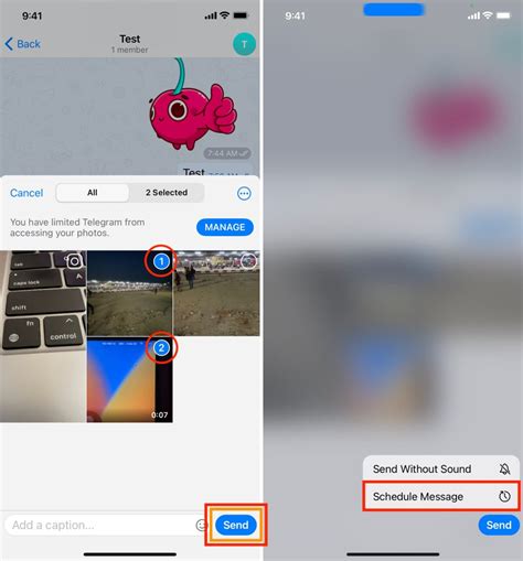 Come Programmare Messaggi Di Testo Foto E Video Su Telegram The