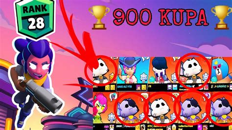 Tek Hesaplaşma 900 Kupa Shelly Brawl Stars YouTube