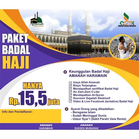 Paket Badal Haji Amanah Sukses Mubarak