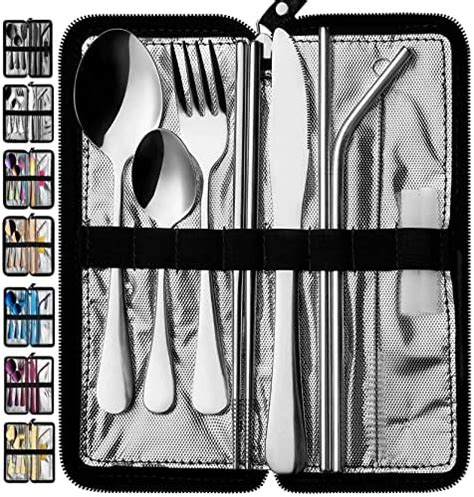 Amazon Mafier Camping Flatware 10 Pieces Stainless Steel Stable