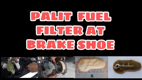 PAANO MAG PALIT NG FUEL FILTER AT BRAKE SHOE SA HONDA RS125 Fi YouTube