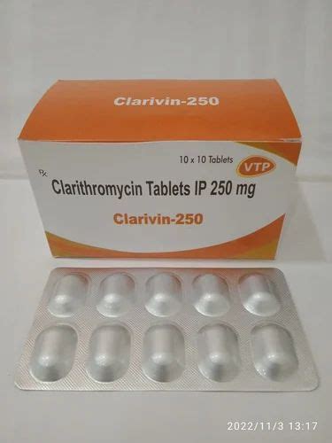 Clarithromycin Tablets Mg Packaging Size X At Rs Box In