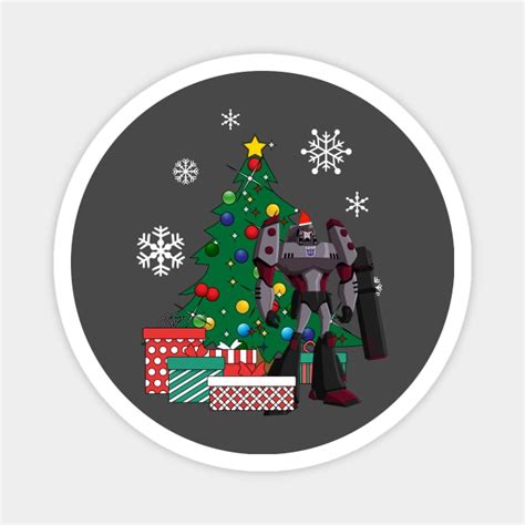 Megatron Around The Christmas Tree Transformers Transformers Magnet