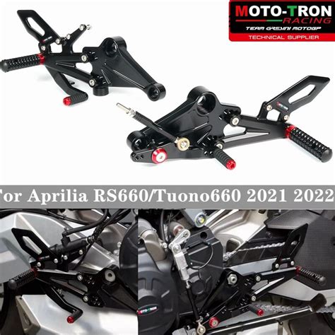 MOTO TRON Motorcycle CNC Adjustable Rear Set Rearsets Footrest Foot