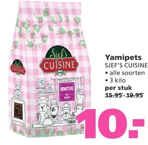 Yamipets Sjef S Cuisine Aanbieding Bij Ranzijn