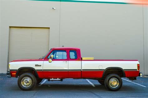 1993 Dodge Ram W250 Club Cab 5 Speed Manual 4wd 59l Cummins Turbo Diesel For Sale Photos