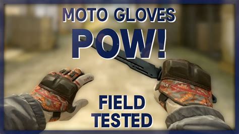 Cs Go Skin Moto Gloves Pow Field Tested Youtube