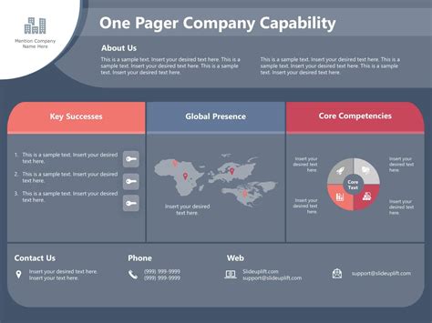 Editable One Page Fact Sheet Powerpoint Templates Slides Slideuplift