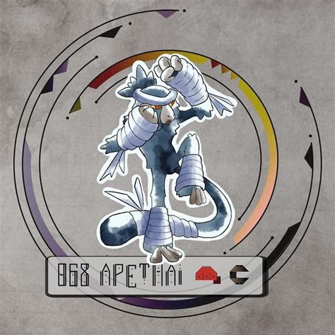 Fakemon designs on Instagram: “Apethai (ape+muay thai), the fighting ...