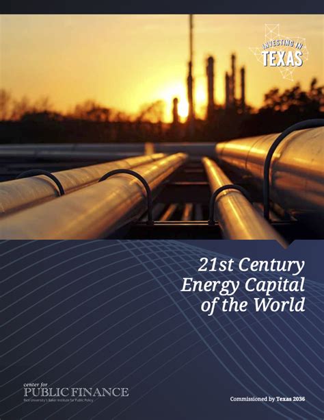 Infrastructure And Natural Resources Texas 2036