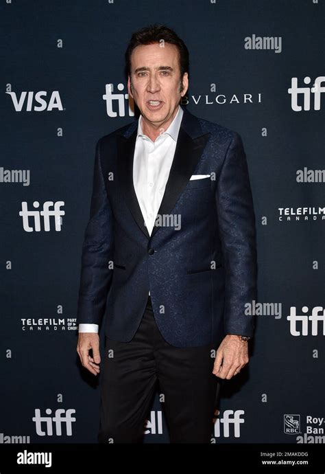 Nicolas Cage Attends The Premiere Of Butcher S Crossing At Roy