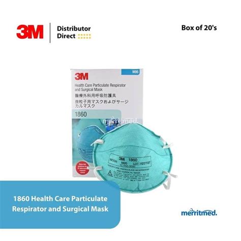 3M Health Care Particulate Respirator And Surgical Mask N95 1860