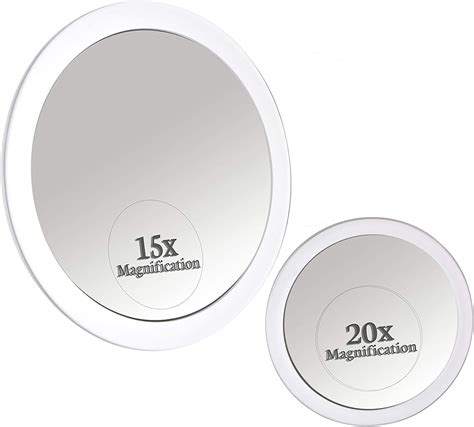 X X Magnifying Mirror Set Two Round Circle Magnifying Make Up