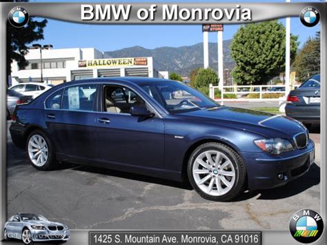 2007 Toledo Blue Metallic Bmw 7 Series 750li Sedan 39148781 Car Color Galleries