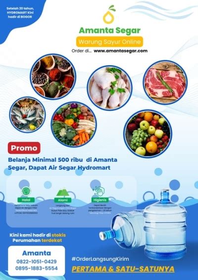 Air Minum Segar Terbaik di Bogor | WA. 0895-1883-5554 | Isi Ulang Air Minum Galon Hydromart Terdekat