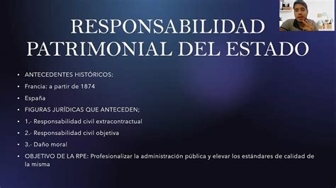 Responsabilidad Patrimonial Del Estado Resumen Unidad 5 Trabajo