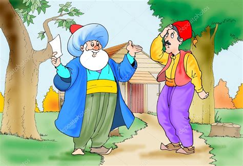 Nasreddin Hodja Turk Masalli Stock Illustration By Bordoressam 115319542