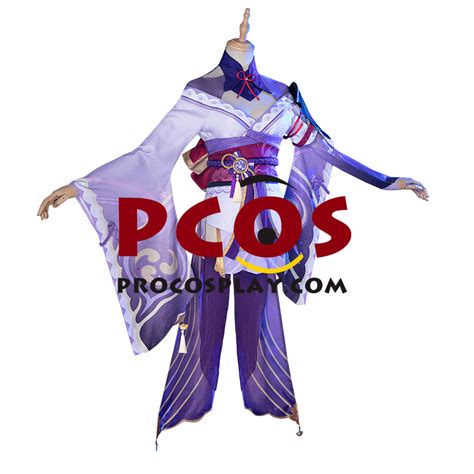 Genshin Impact Baal Electro Archon Raiden Shogun Cosplay Costume C