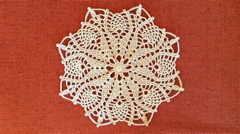 Crochet Tulip Flower Doily Tutorial Youtube