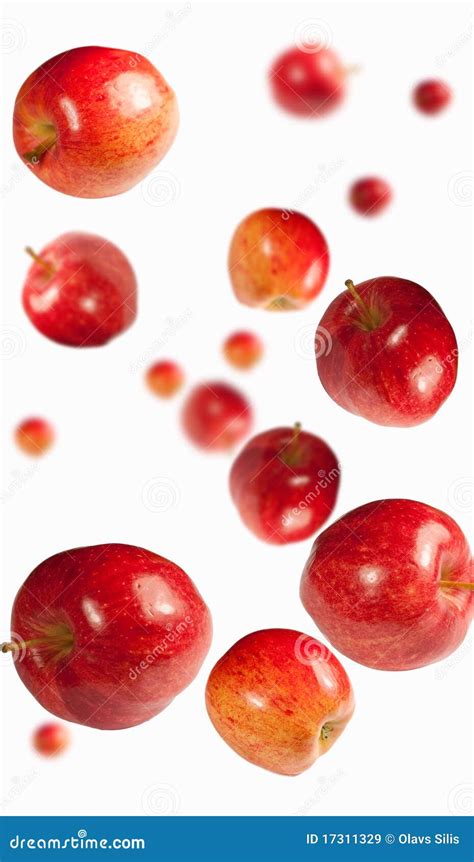 Falling Apples Royalty Free Stock Images - Image: 17311329