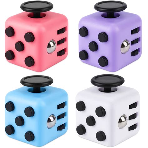 Fzyisw Stuks Fidget Toys Cube Anti Stress Kubus Met Zijden Functie