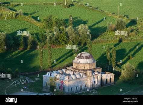 Looking Down On The Xhamia E Plumbit Or Lead Mosque Built In 1773