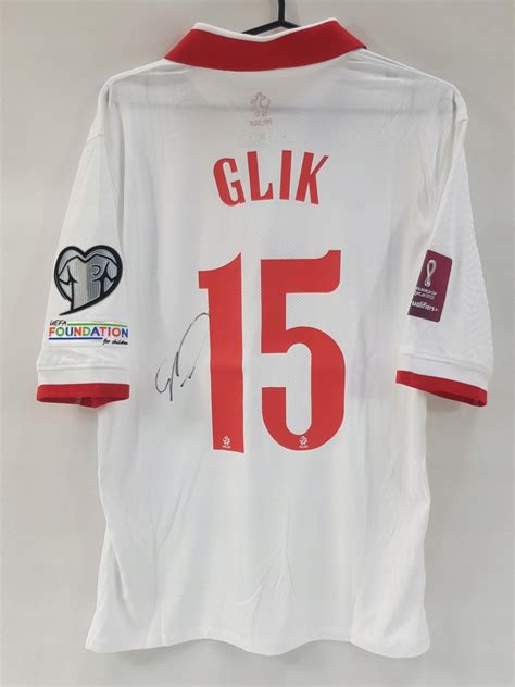 Kamil Glik Polska Koszulka Z Autografem Pol