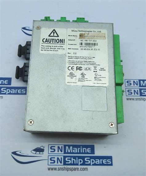 Moxa Ed Mm Sc Ether Device Switch S N Ship Spares