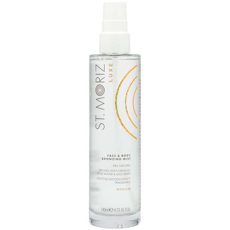 St. Moriz Luxe Face and Body Bronzing Mist - Medium 140ml | LOOKFANTASTIC