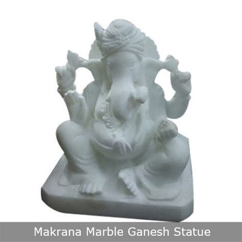 Durable Makrana Marble Ganesh Statue At Best Price In Hyderabad