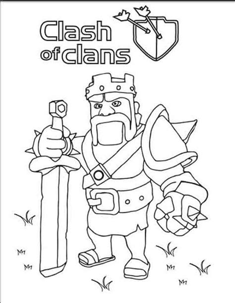 87 Desenhos Do Clash Of Clans Para Imprimir E Colorir