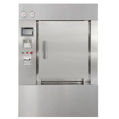 Vertical Sliding Door Steam Sterilizer High Pressure Stainless Steel