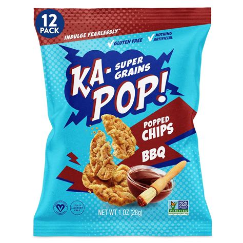 Amazon Ka Pop Popped Chips Barbecue Free From Gluten Corn