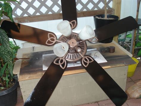 Old ceiling fan rejuvenated | Ceiling fan, Ceiling, Decor