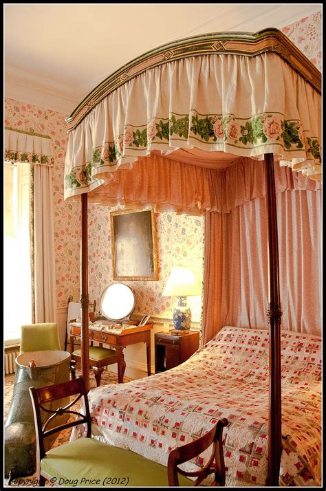 Wallington Hall Bedroom With Four Poster And Tin Bath Four Poster