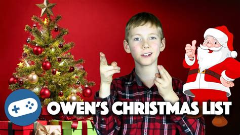 Owens Christmas List Youtube