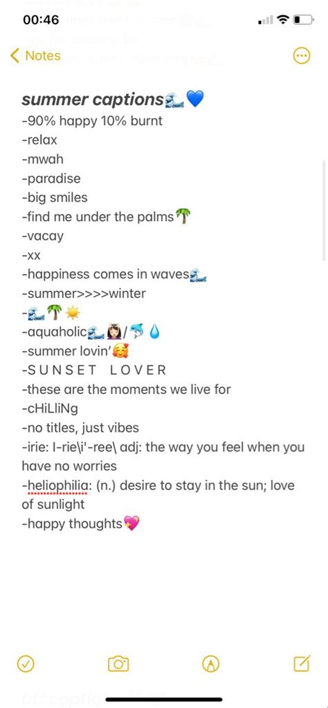 Summer Instagram Captions 💙 One Word Instagram Captions Instagram