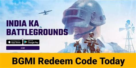 Bgmi Redeem Code Today Working