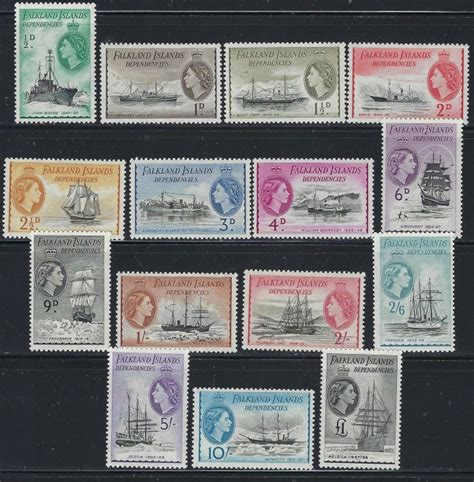 Falkland Is Dep L Mnh Definitive Set Fe Central