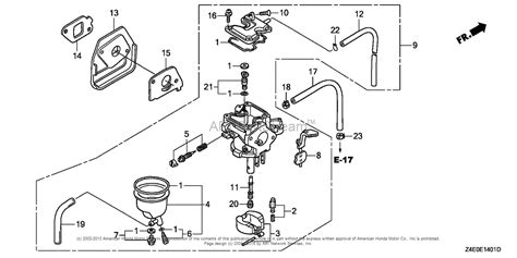 Honda Engines GX100U KRB ENGINE JPN VIN GCAGK 1000001 Parts Diagram