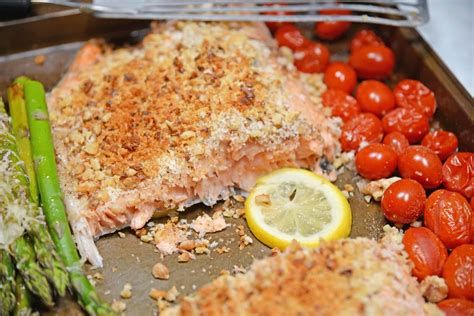 Panko Crusted Salmon VIDEO The Best Sheet Pan Dinner Recipe