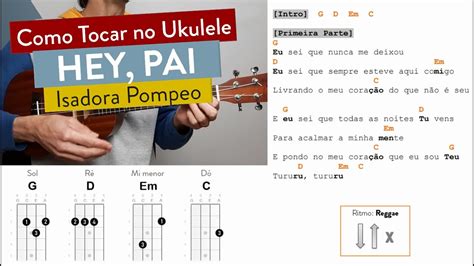 Hey Pai Da Isadora Pompeo Como Tocar No Ukulele Cifra