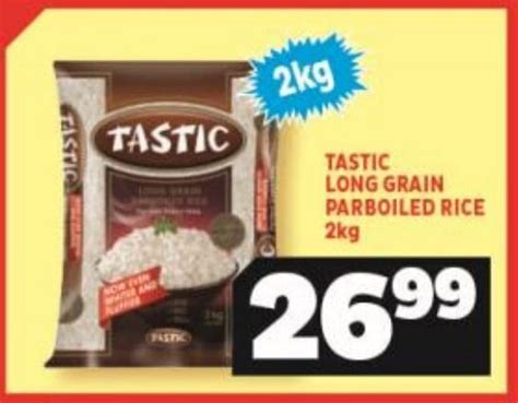 Tastic Long Grain Parboiled Rice Kg Offer At Usave