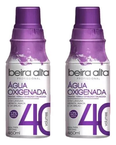 Agua Oxigenada Beira Alta Ml Vol Menes Kit C Un Mercadolibre