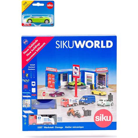 Siku World 55071318 Autoservis S Auty Maxíkovy Hračky