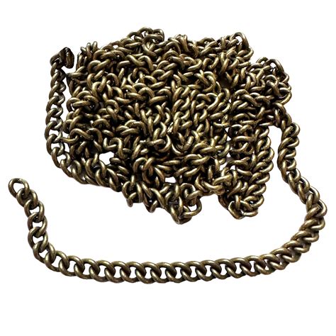 Curb Chain Antique Brass 4mm Wide 07582 Bronze Chain Bsue Boutiques Brass Jewelry