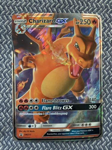 Pok Mon Individual Cards Sm Charizard Gx Oversized Promo Pokemon